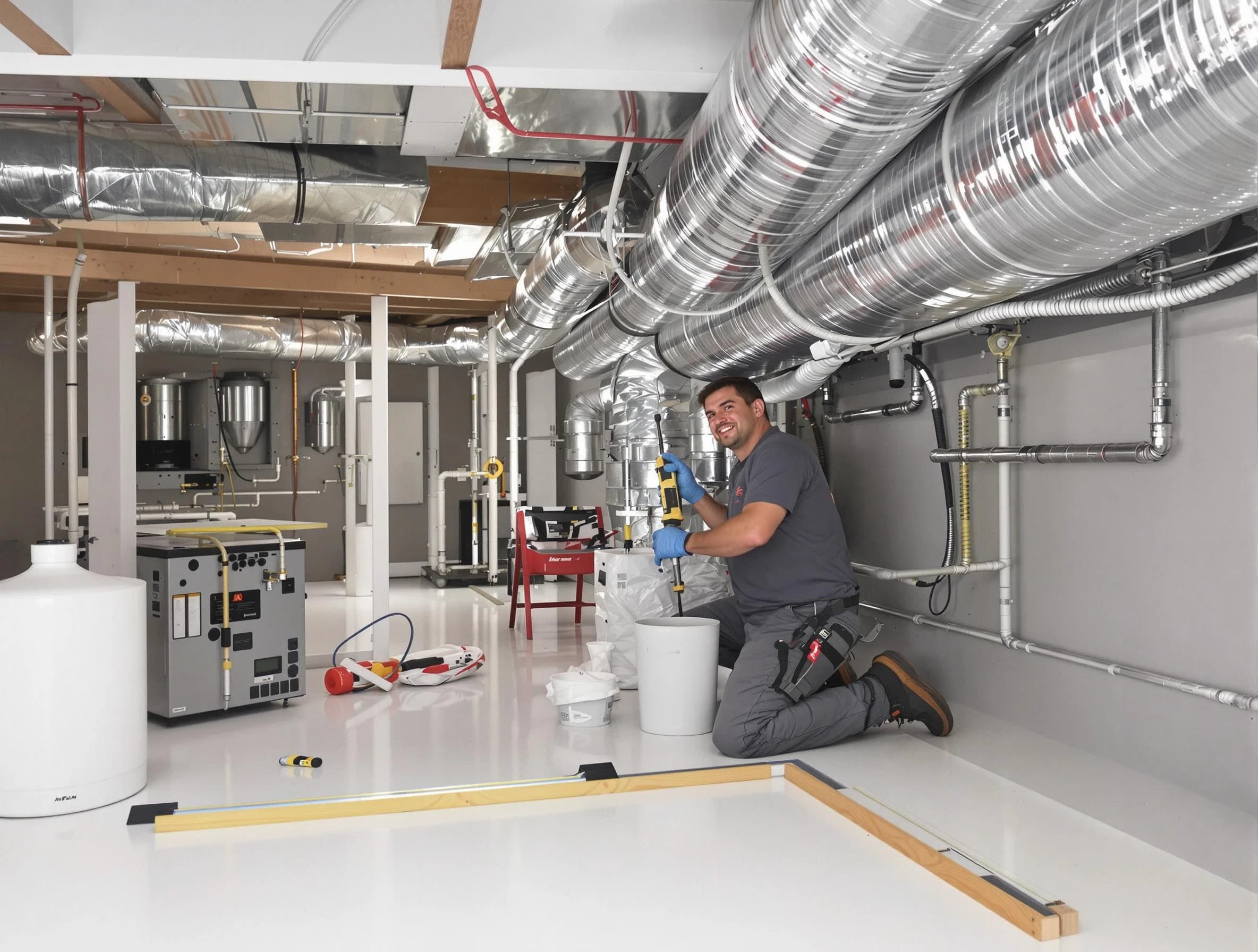 Professional duct sealing service by Ohio Air Duct Cleaning in Ohio