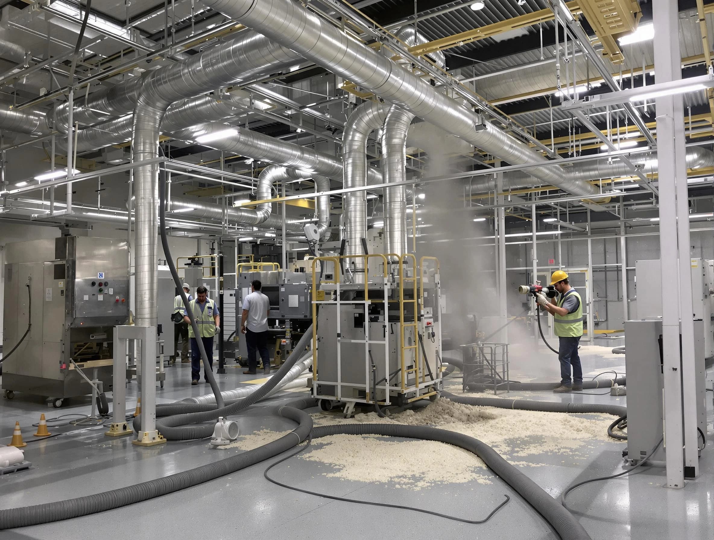 Heavy-duty industrial duct cleaning by Ohio Air Duct Cleaning in Ohio