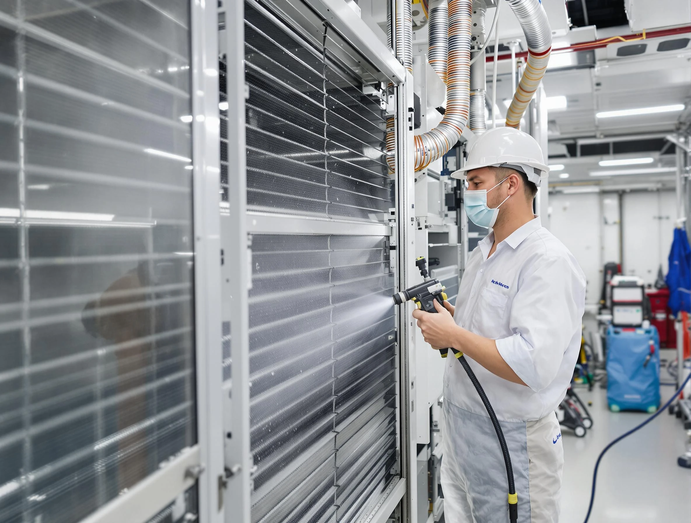 Professional AC coil cleaning by Ohio Air Duct Cleaning in Ohio