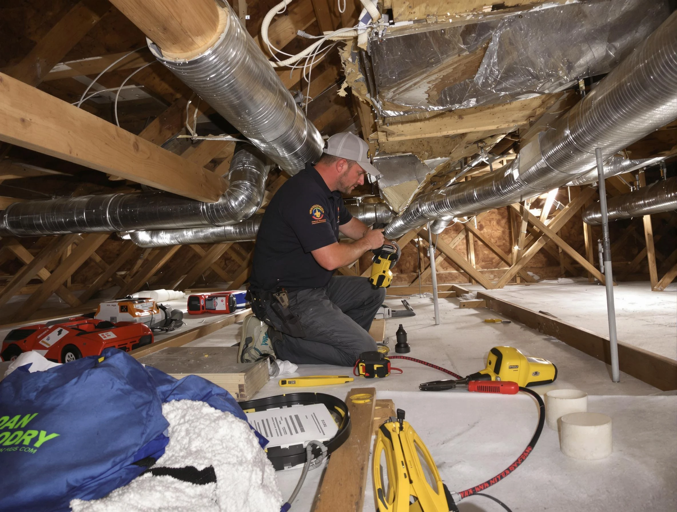 Professional air duct repair by Ohio Air Duct Cleaning in Ohio