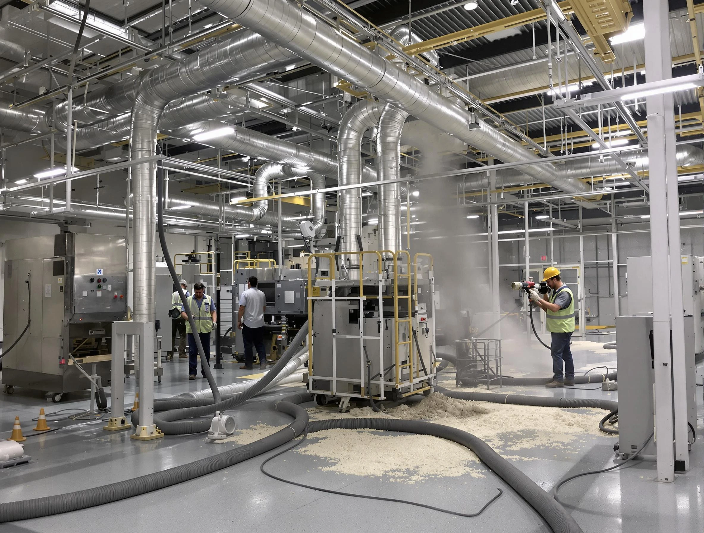 Heavy-duty industrial duct cleaning by Ohio Air Duct Cleaning in Ohio